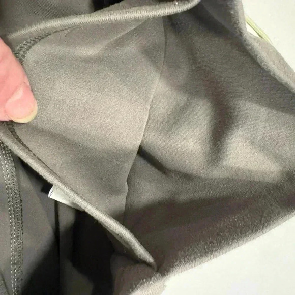 Fabletics power hold high waist ankle length leggings green strap accent size XS - Picture 10 of 11